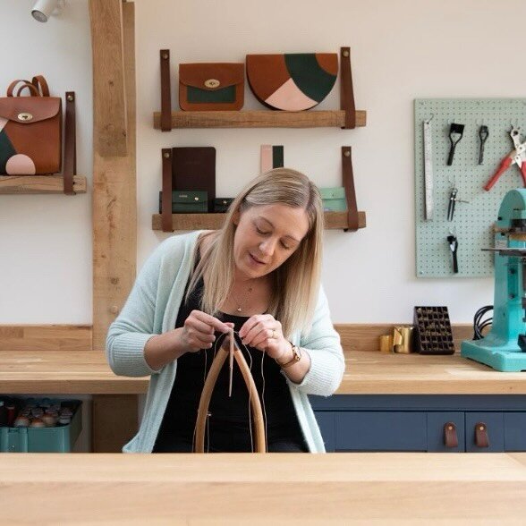 *SPECIAL DISCOUNT*
I&rsquo;m very excited to be launching a new workshop!

In this short 3 hour workshop you will learn how to hand stitch leather and make your own small purse or card case from the leather of your choice in our beautiful Herefordshi