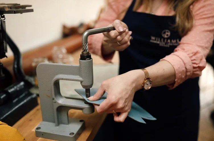 One of the things I love most about working with leather is that so much of the process is still done slowly, by hand &mdash; cutting, marking, stitching and finishing each piece here in my Herefordshire workshop.

It&rsquo;s also exactly what I love