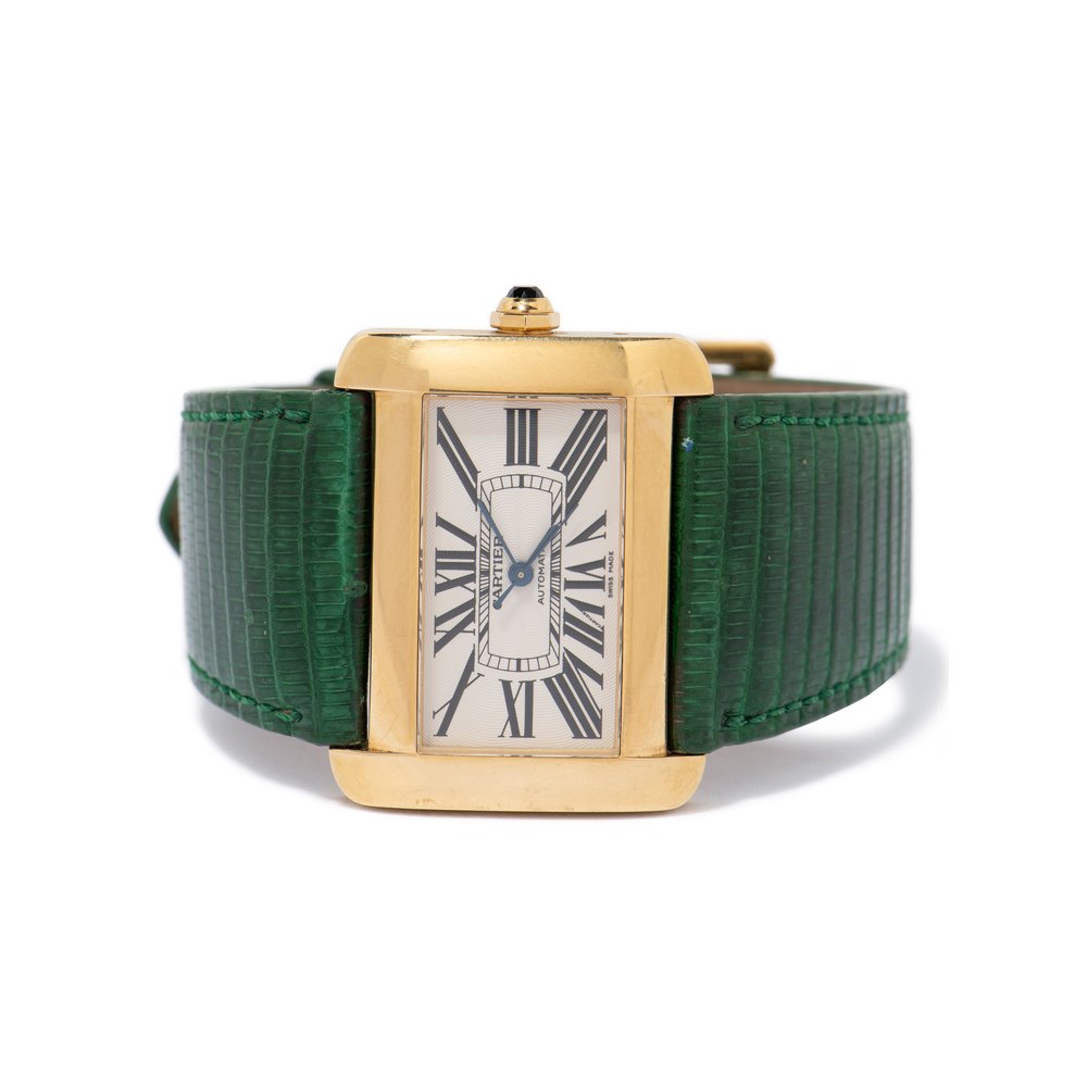 Vintage Cartier 18k gold watch