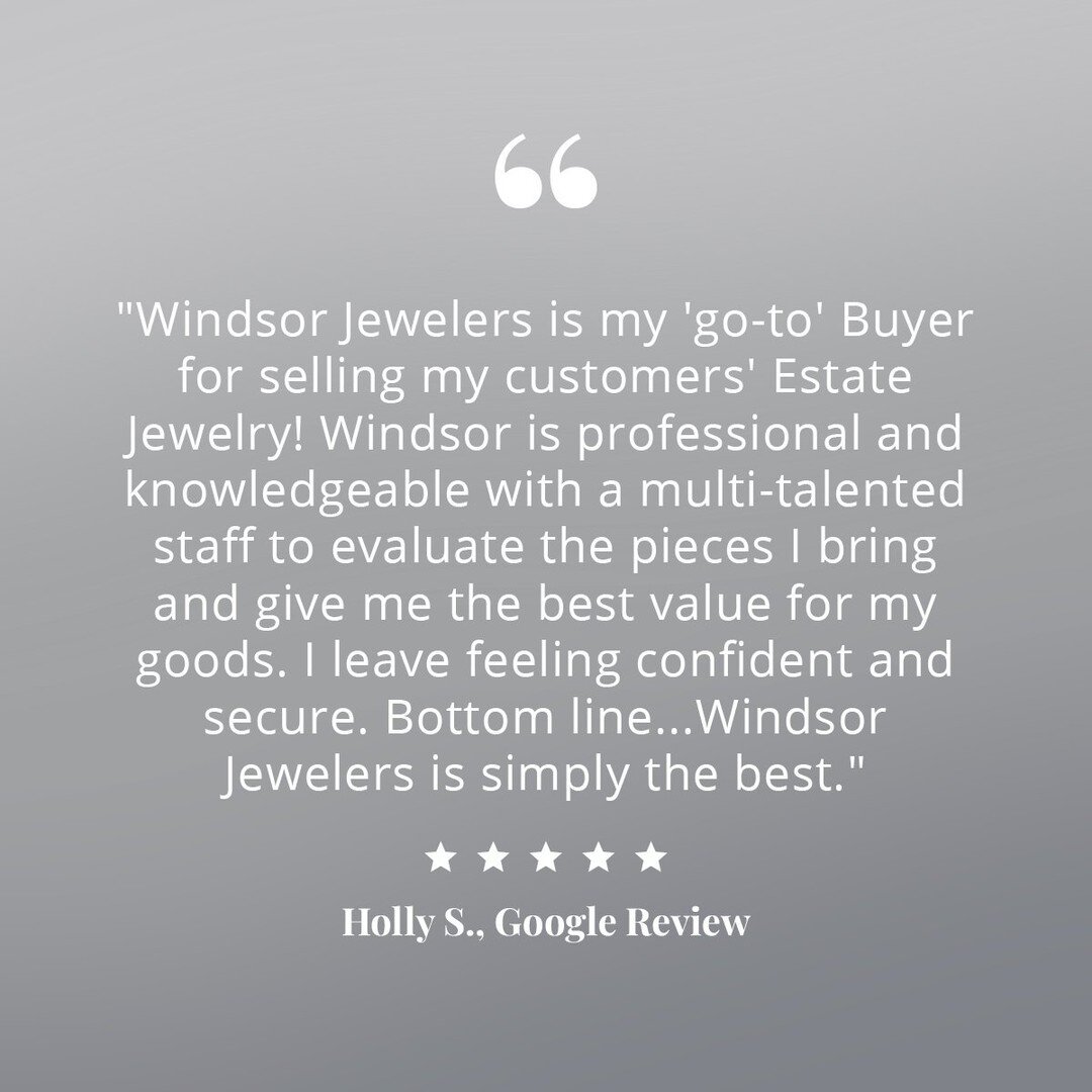 We pride ourselves on exceptional customer service. Many of our customers are repeat sellers in addition to referring us to their friends and family.

This is what one of our esteemed clients has to share about her Windsor experience:

&quot;Windsor 