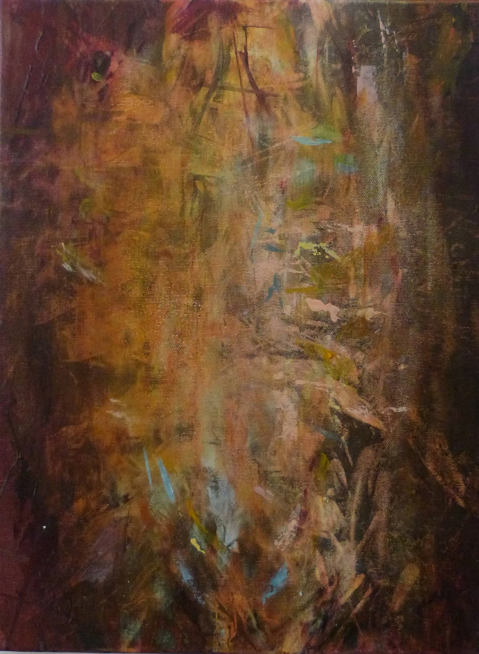 Seed, acrylic on canvas, 30 x 40cm
