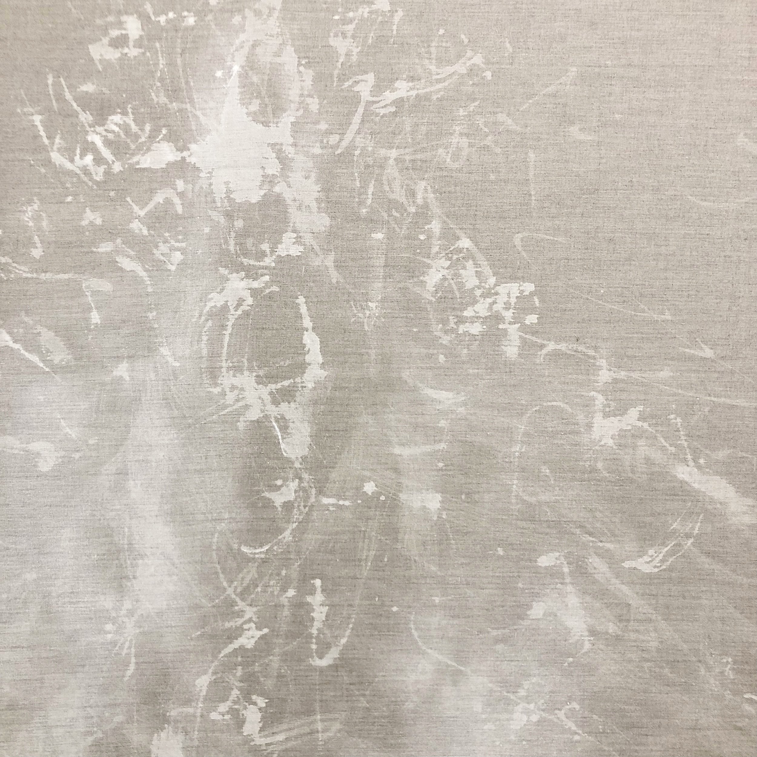 "Reciprocity' (detail III), tempera on raw linen, 195 x 180cm