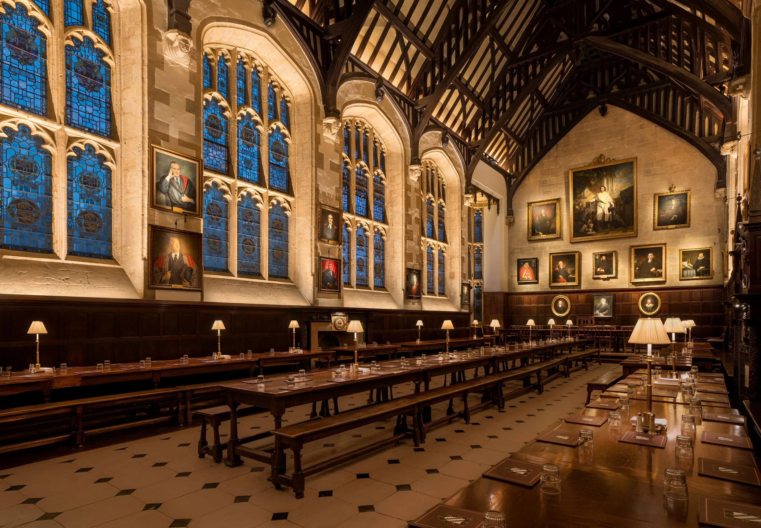 Dining Hall Lighting - Exeter College