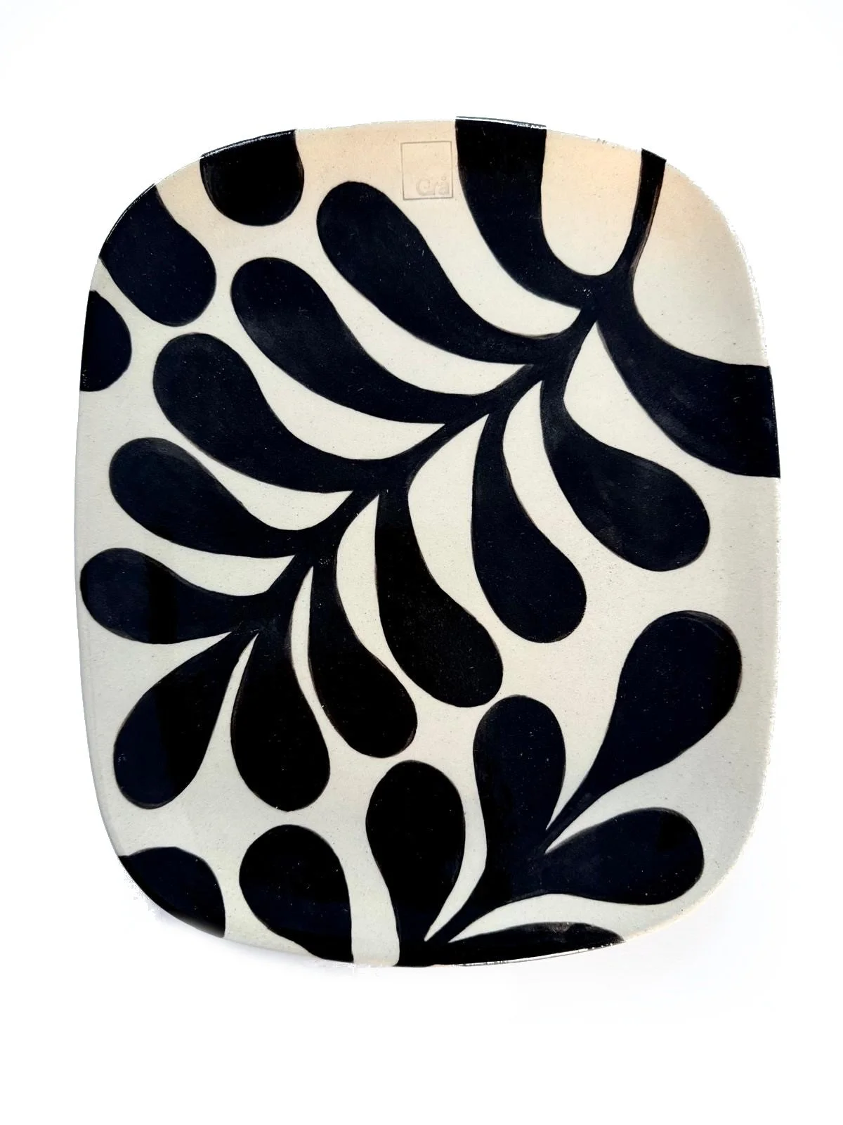 Large Square Platter Frond