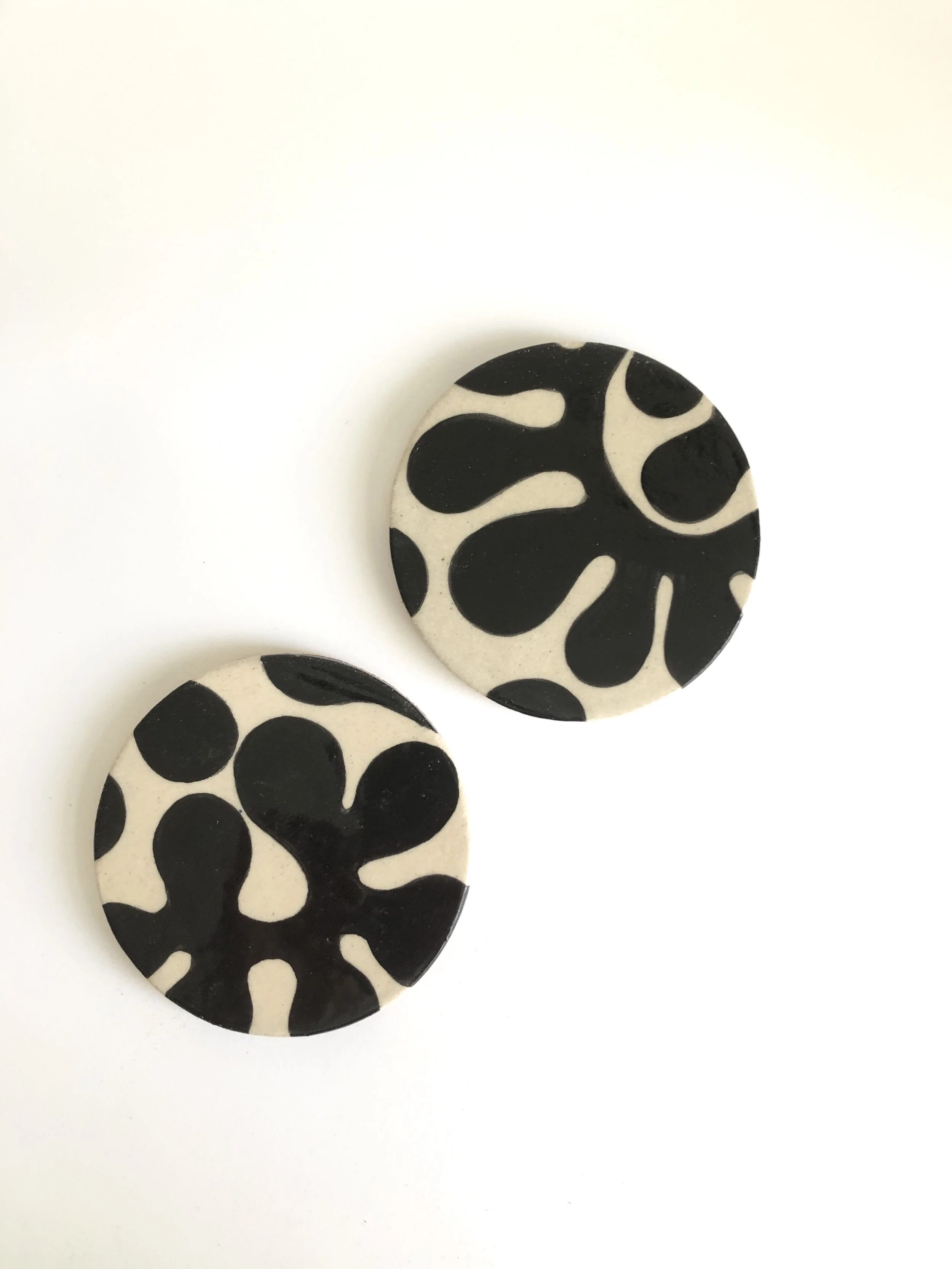 Black Seaweed Coasters