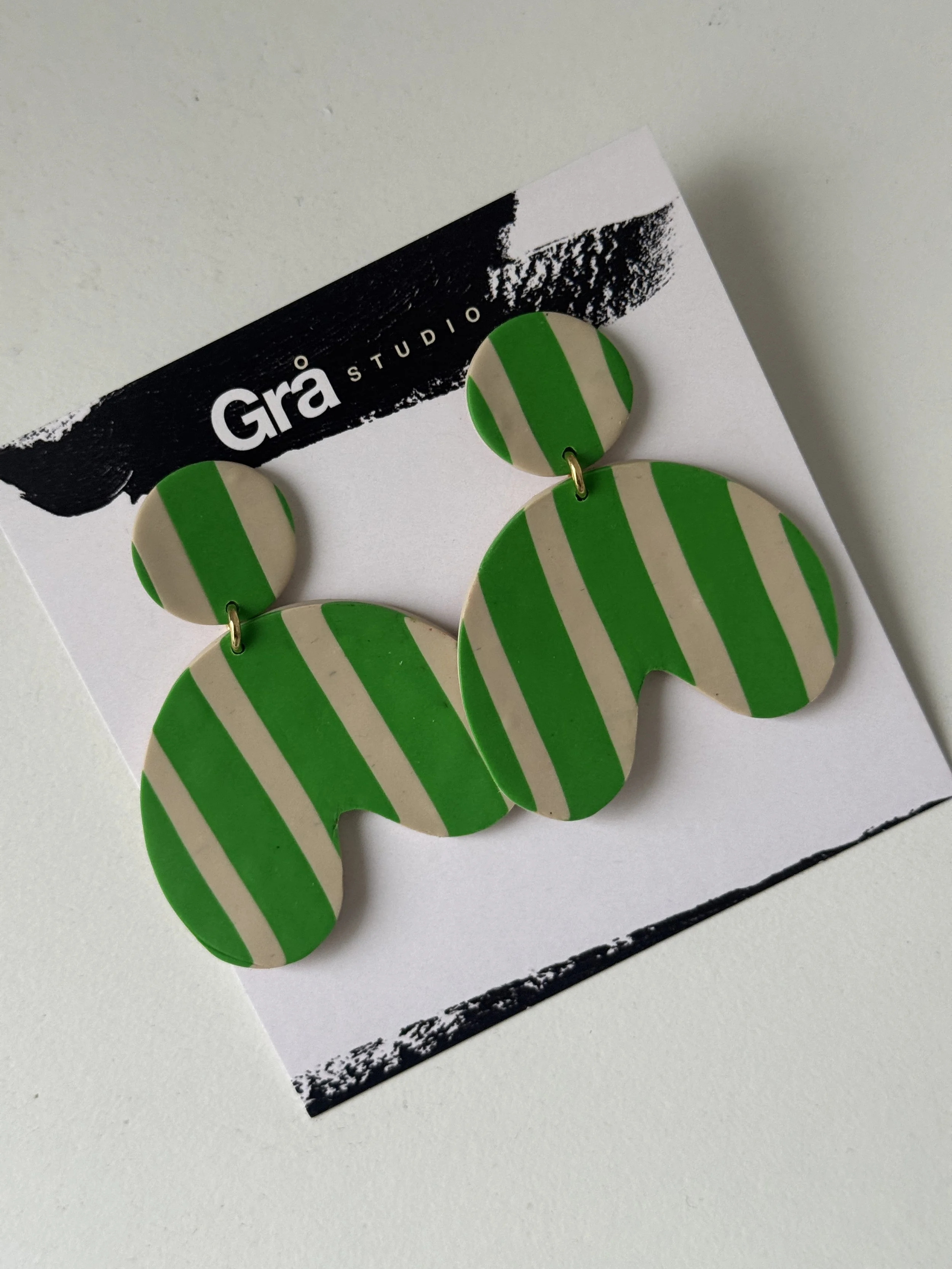 XL MAVIS / GREEN STRIPE