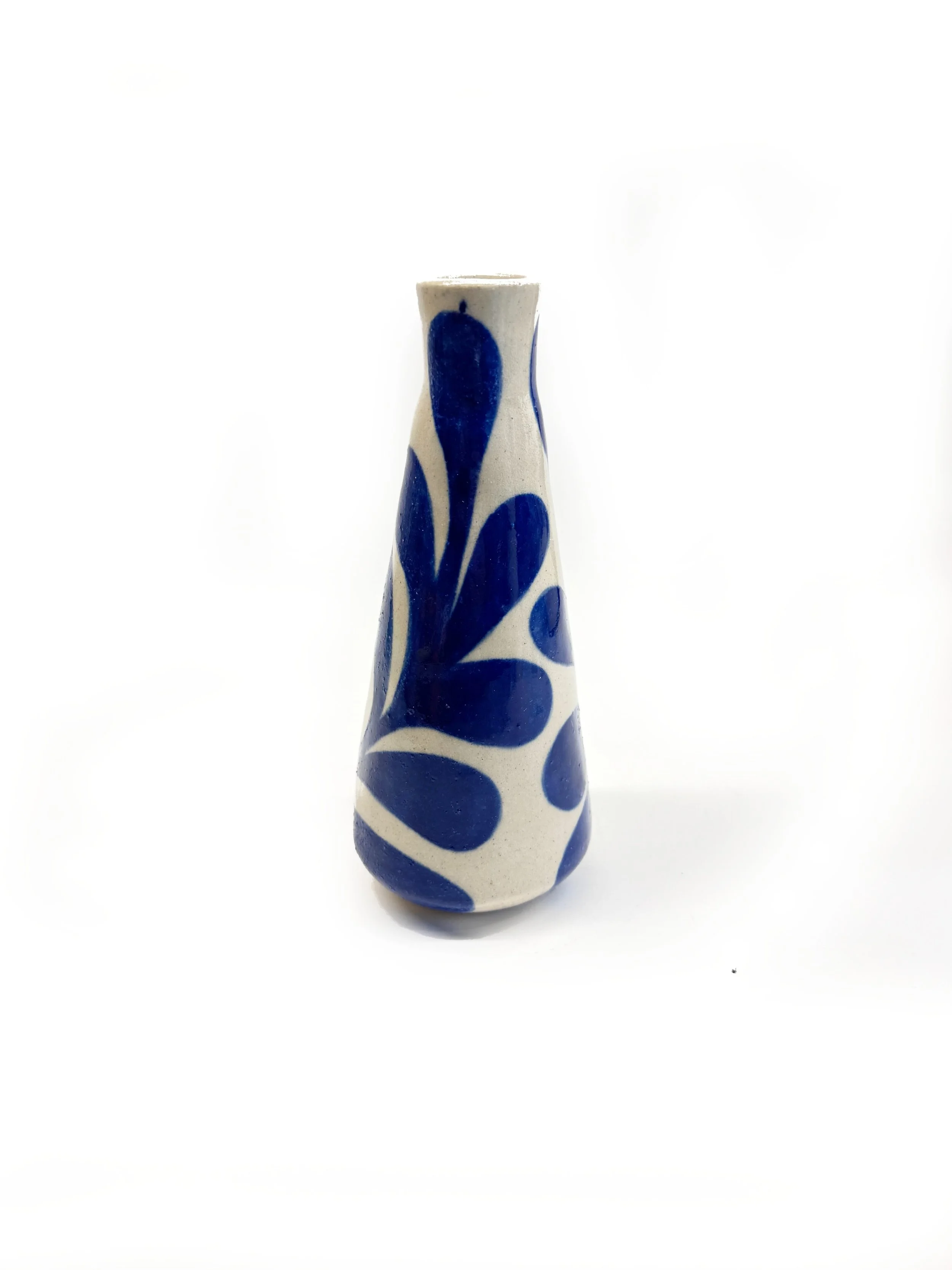 Blue Abstract Vase