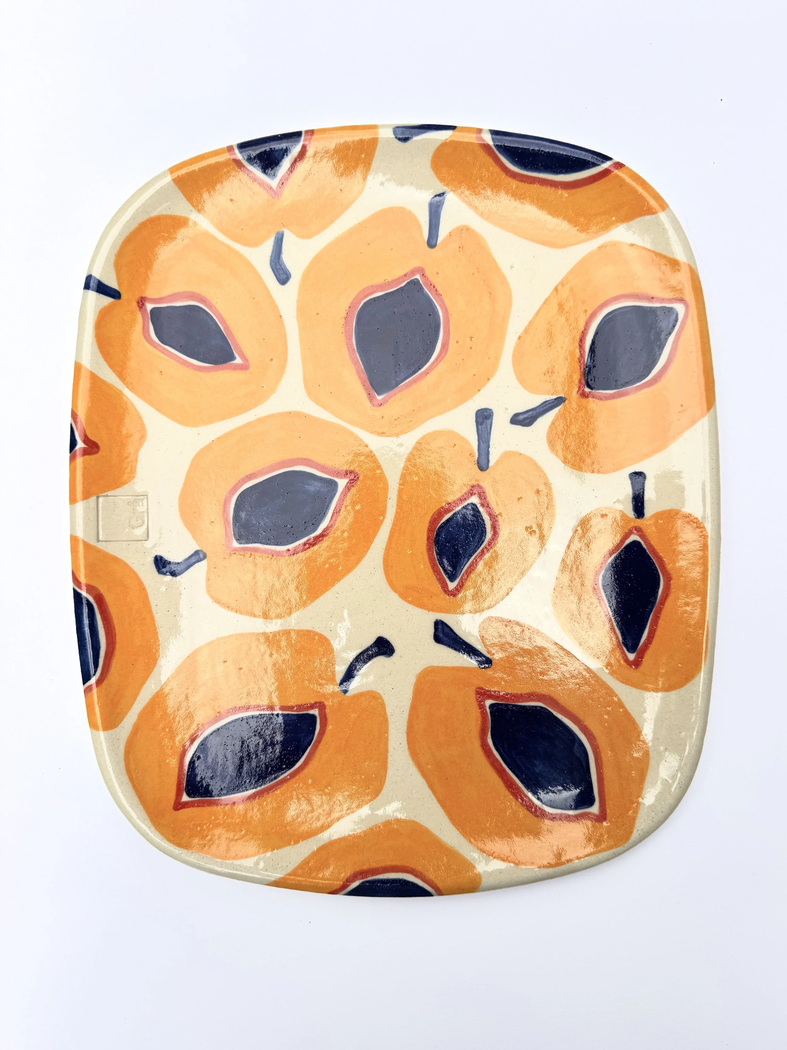 Square Peaches Platter