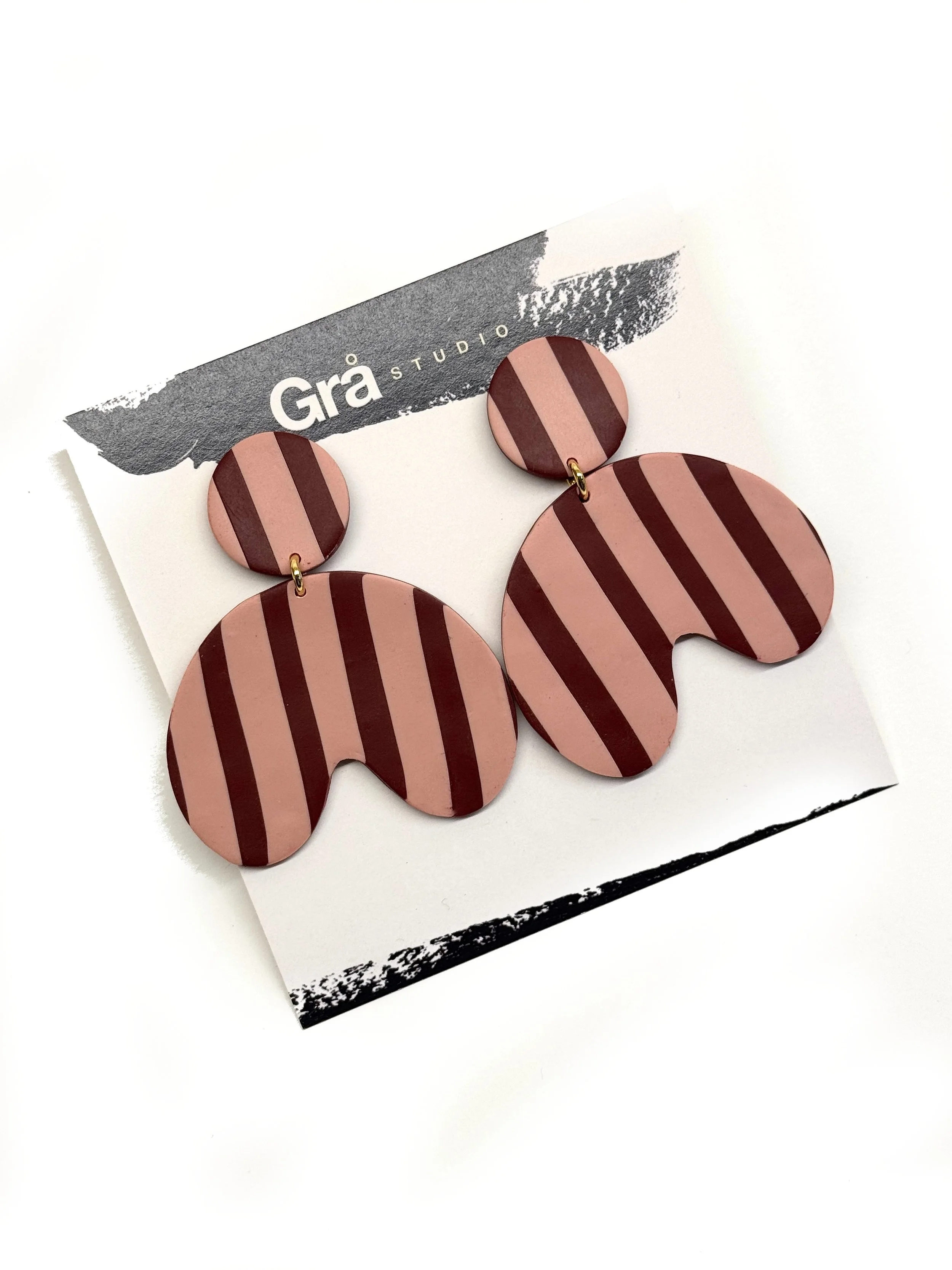 XL MAVIS / BURGUNDY AND PINK