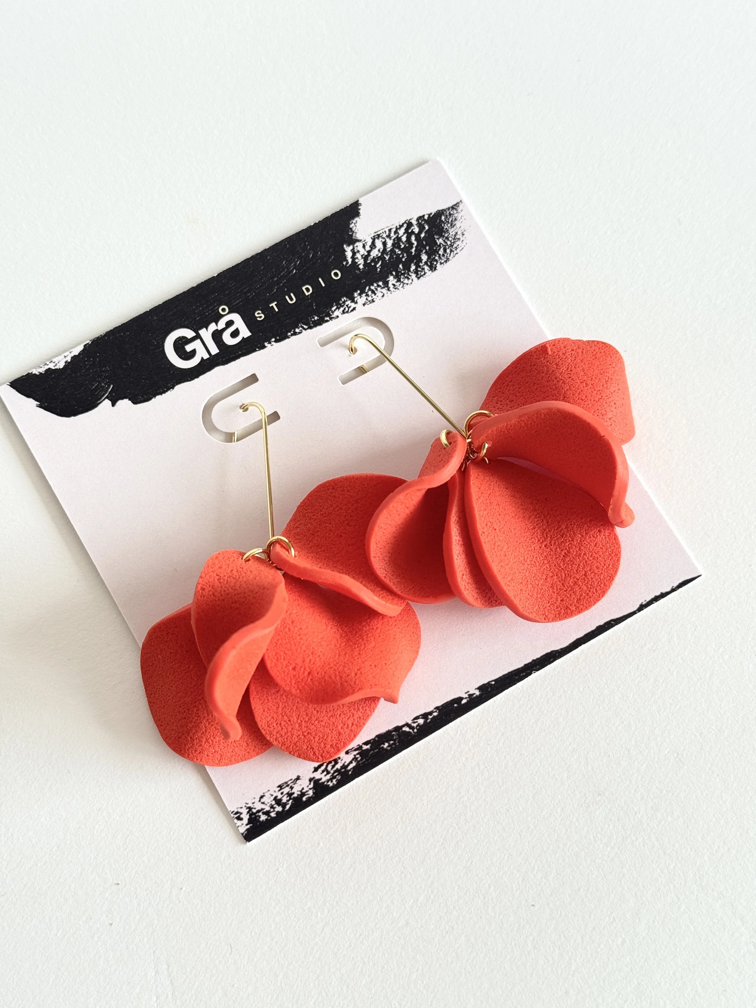 IRIS / STATEMENT DANGLES / ORANGE