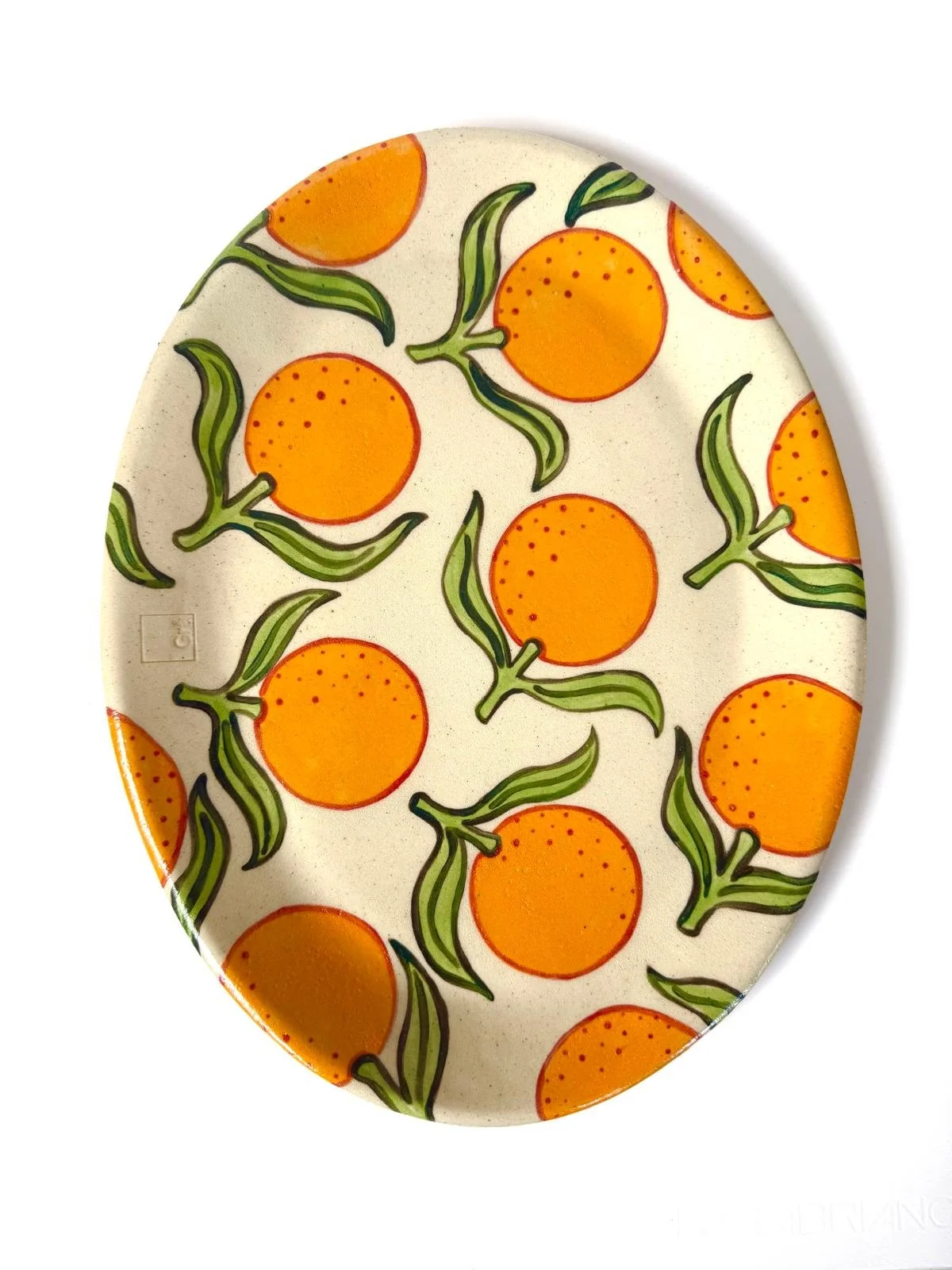 XL Orange Platter