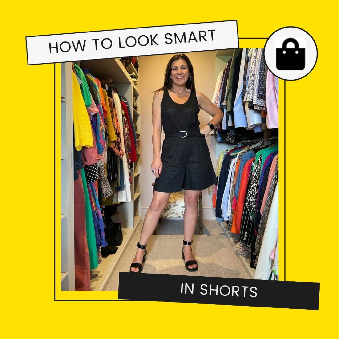 Finally it is shorts weather! 
I think I've nailed the 'smart in shorts' look..it has been tricky (I don't love my legs and tight versions are a no go!!) 
So here are my top tips...
🩳 A tonal look with your shorts look smarter. Not normally a fan