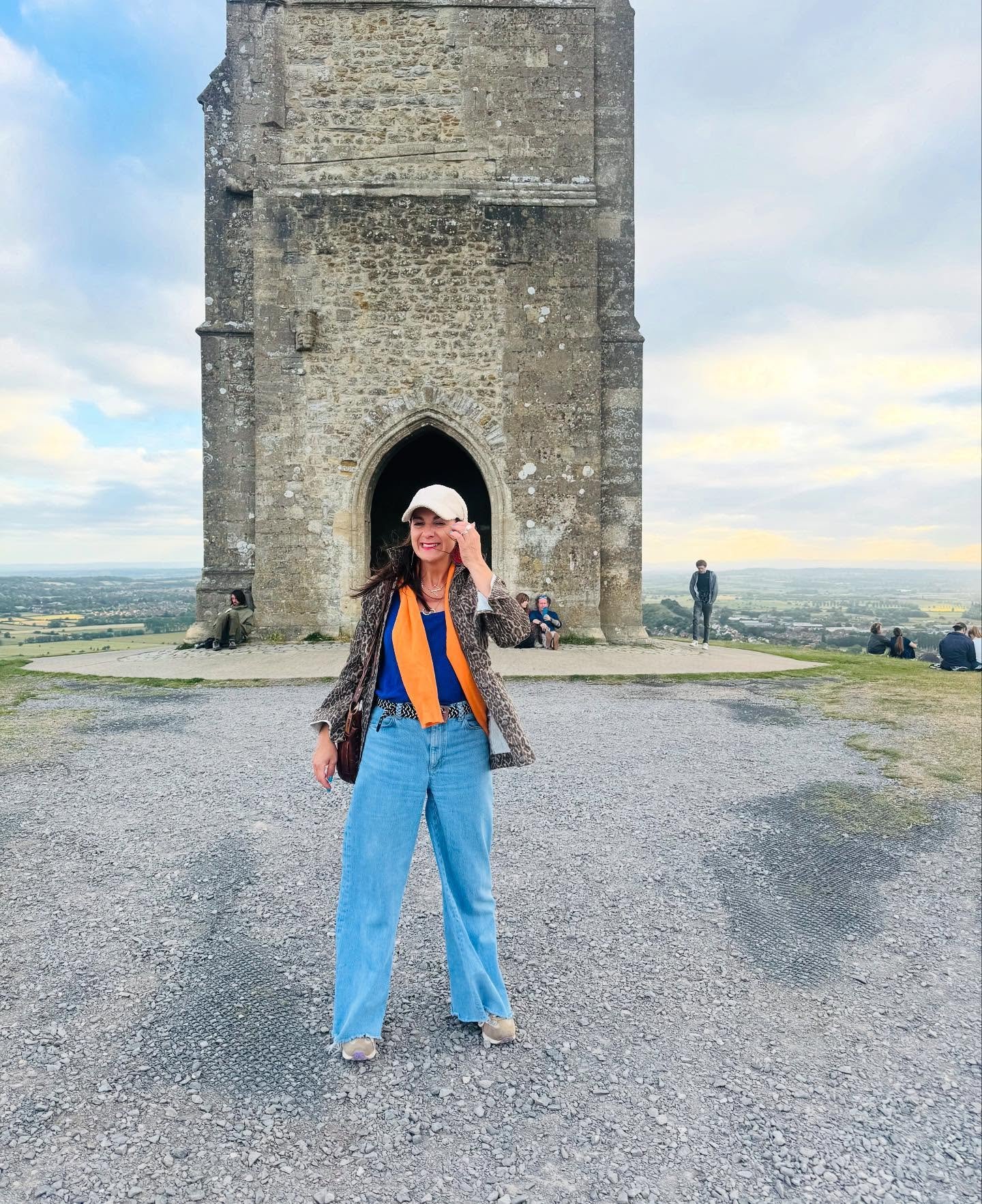 Glastonbury Tor was strangely quiet on Tuesday evening&hellip; we could see the vans queuing, there was a lot of buzz below and definitely anticipation and excitement in the air. 

My girls are all back in the house prepping, snapping, attempting to 