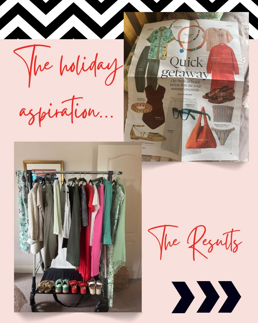 Holiday packing aspirations!

I spent the day with one of my lovely regular clients - someone I&rsquo;ve been working with for over 2 years. She&rsquo;s done it all with me: colour analysis, wardrobe edits, personal shopping&hellip; and this time, we