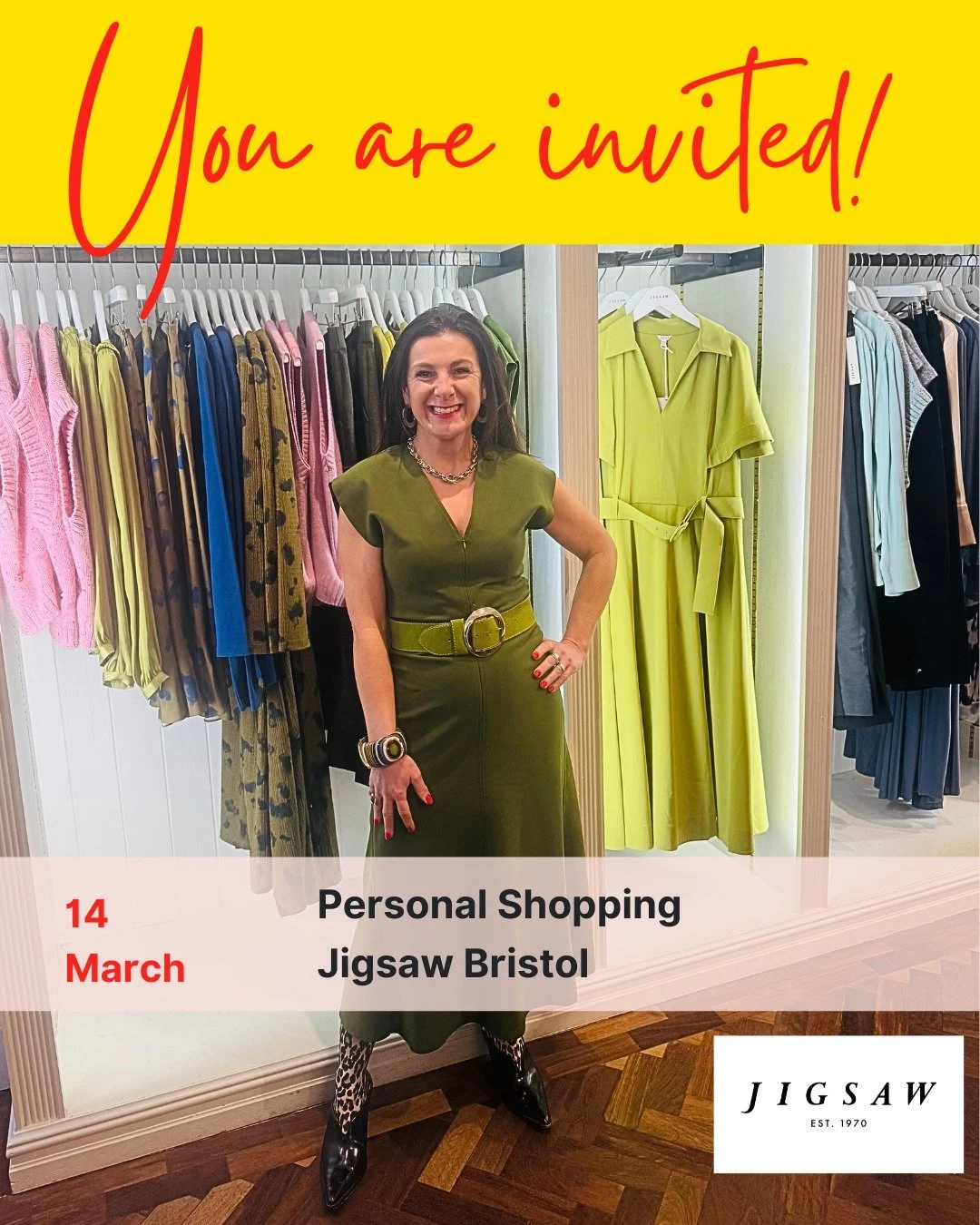 ✨ Meet me at Jigsaw, Bristol for Personal Styling &amp; Shopping ✨

Last Saturday was an absolute joy - spending the day with so many wonderful people, getting creative, coaching them on style, helping them find the colours that pop and helping them 