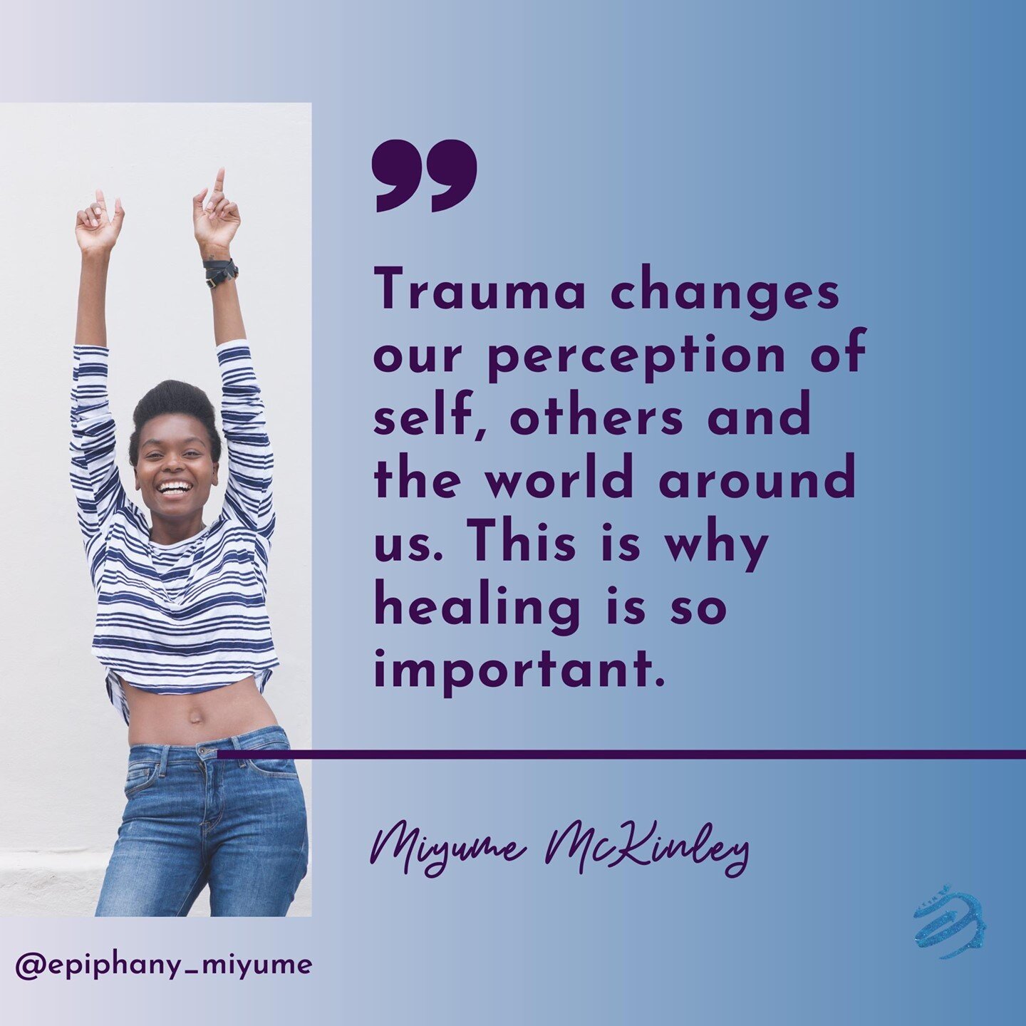 &quot;Trauma changes our perception of self, others and the world around us. This is why healing is so important.&quot;⁠
⁠
Don't let your trauma hold you back any longer!⁠
⁠
If you'd like to book me for a talk or workshop on the importance of tacklin