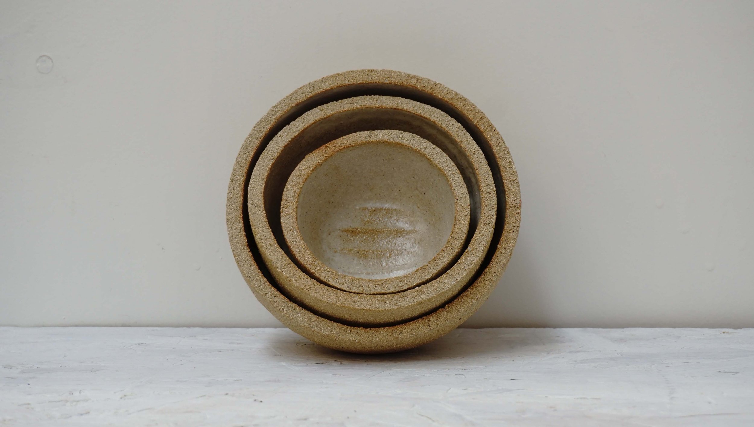 Rus Set of Pinch Bowls