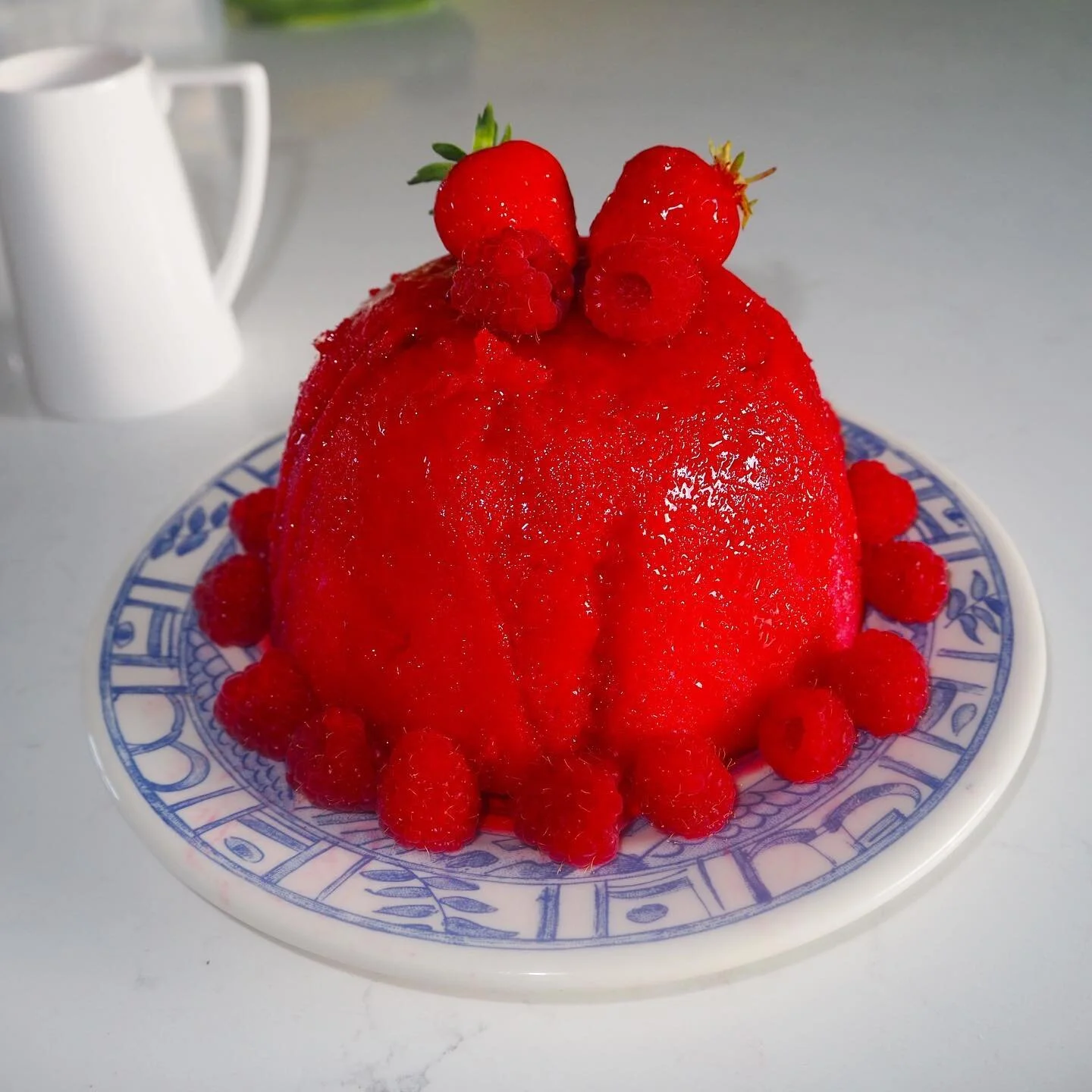 Summer pudding is like a serenade for the best of  British summer fruit - strawberries, raspberries, red currants are my favs. I love this pudding, it is to my mind the best of British puddings and one that I recommend you make at home when there is 