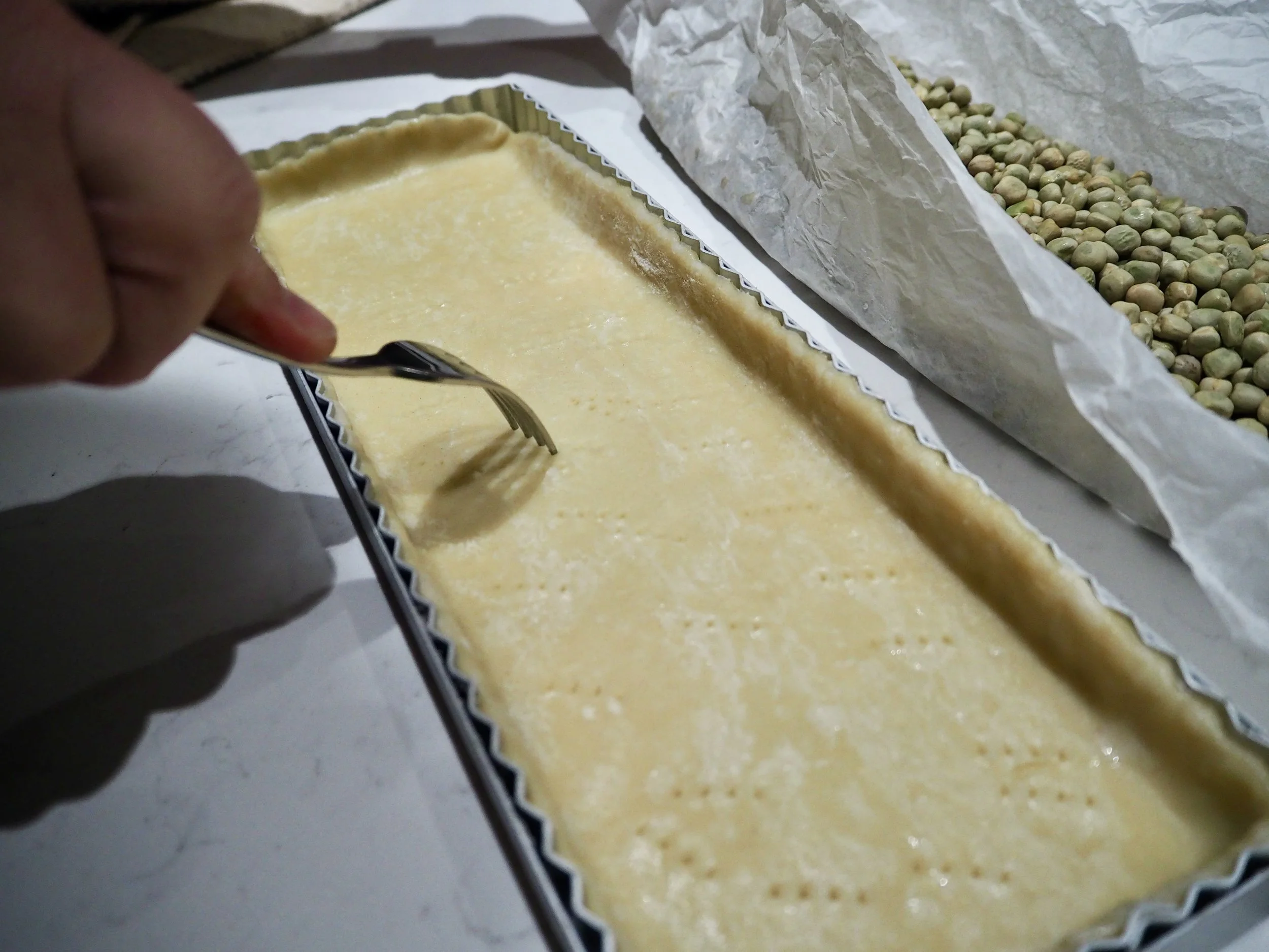 9b. pricking the pastry.JPG