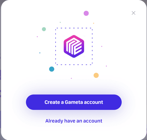 Gameta Login