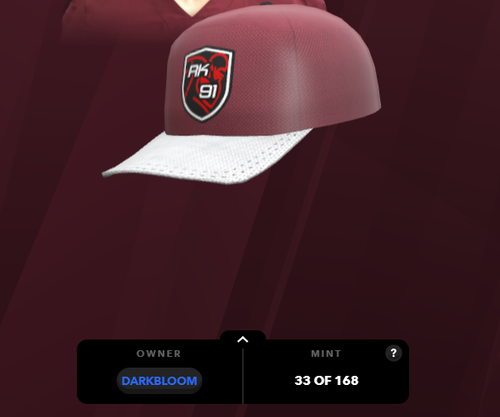 Cap darkbloom