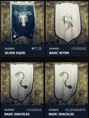Get Banners from Market or Chest