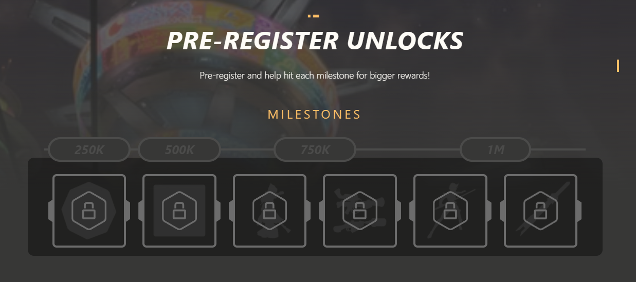 Pre-Register Unlocks