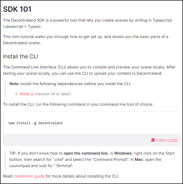 SDK 101