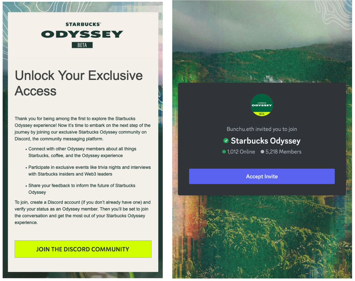Starbucks Odyssey Discord Private Invite