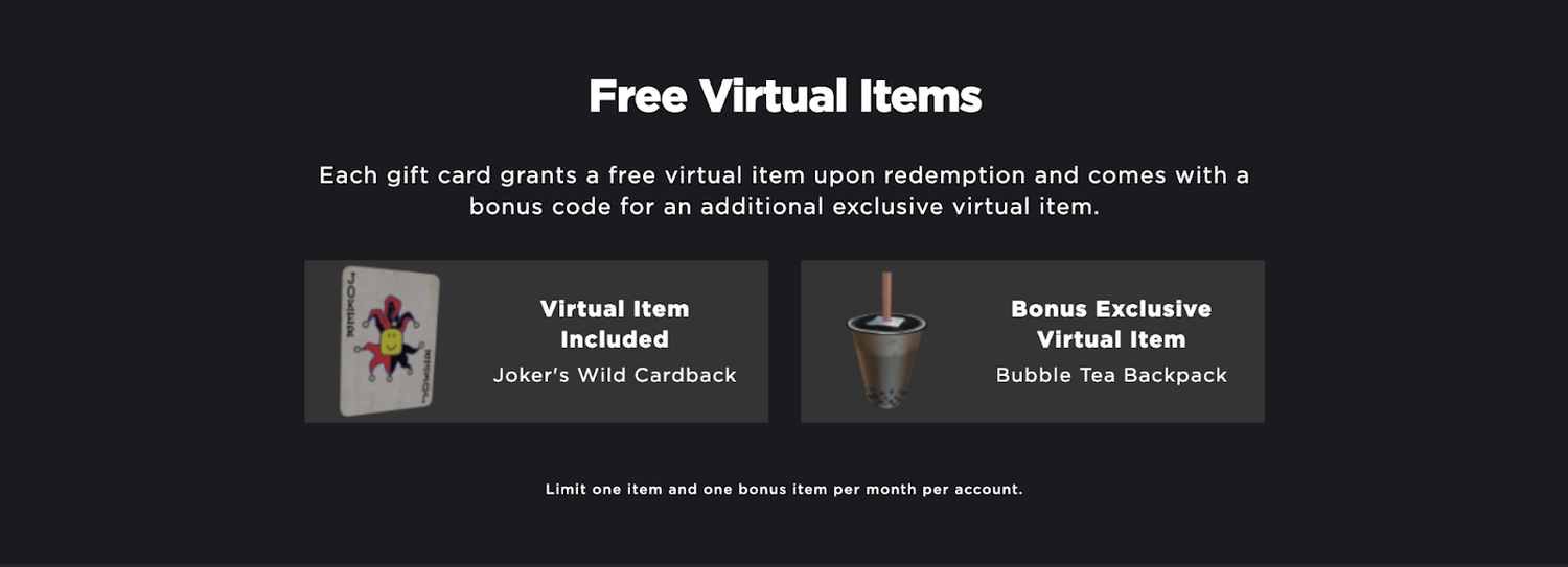 Gift Virtual Items