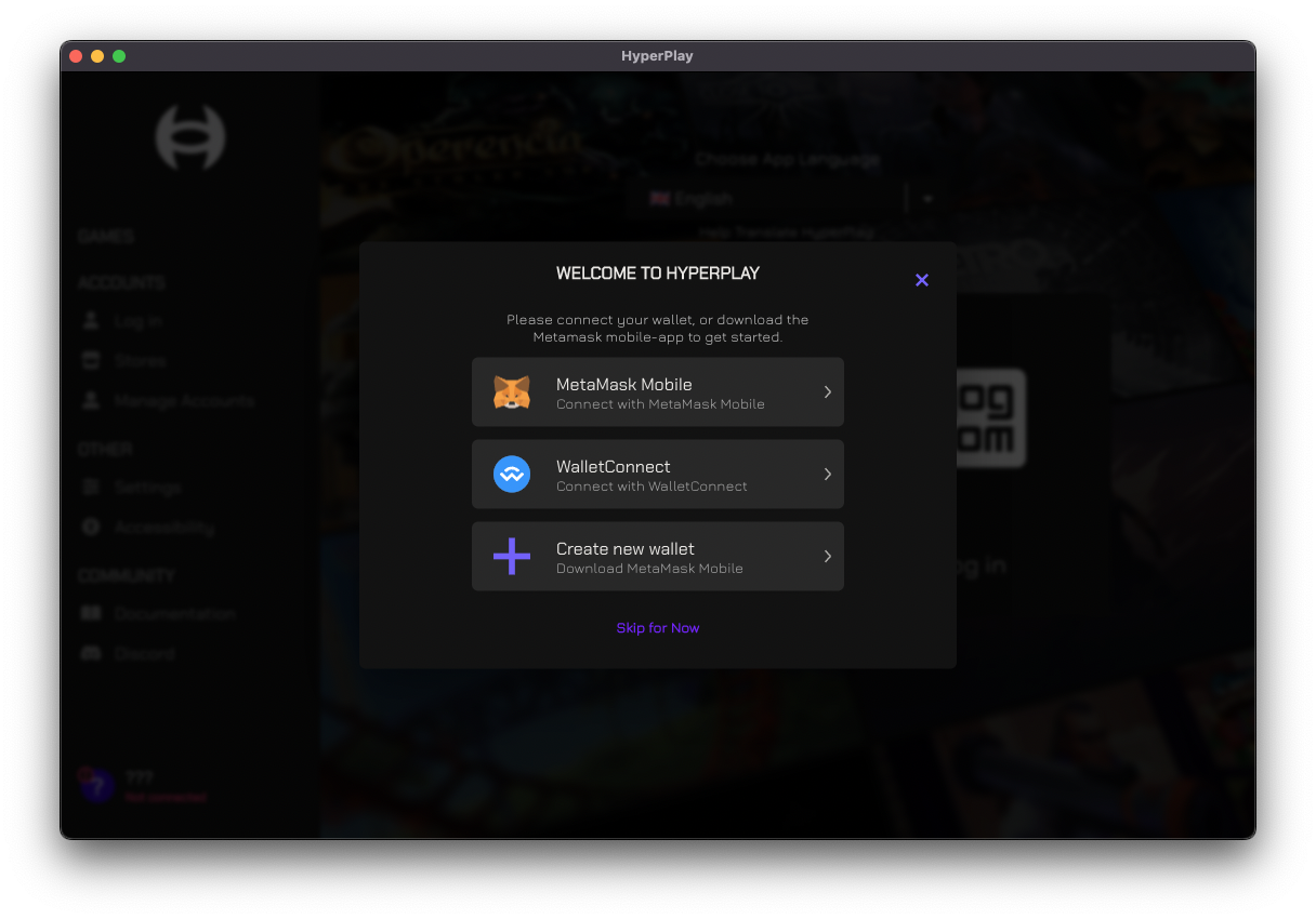 Hyperplay API docs