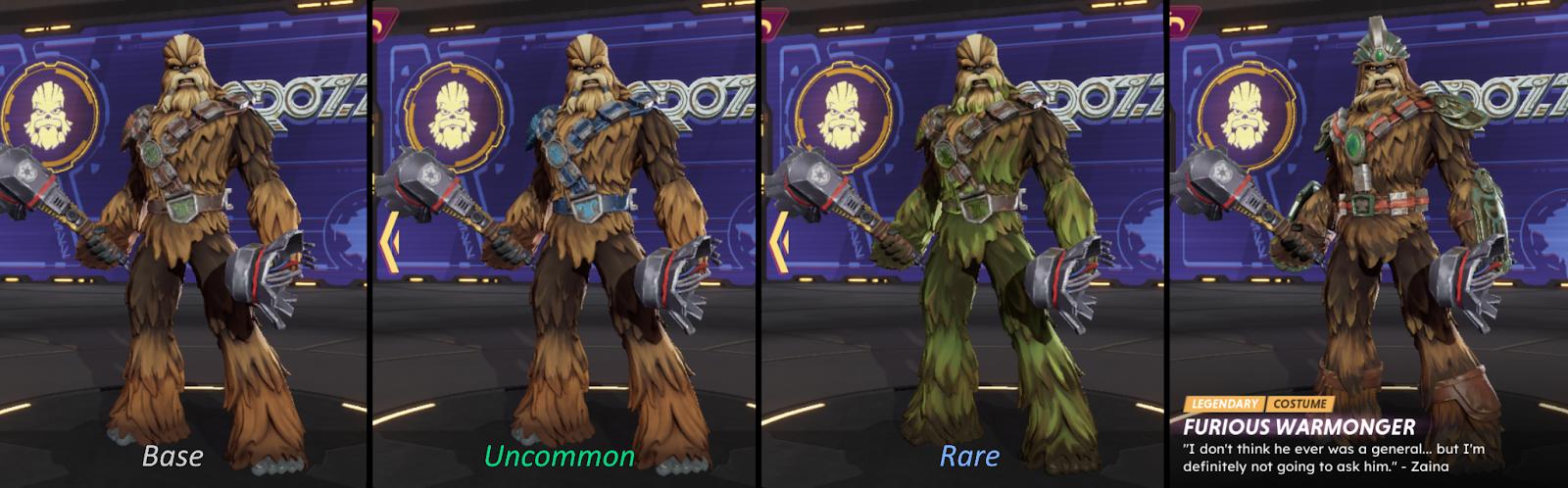 Furious Warmonger Skin