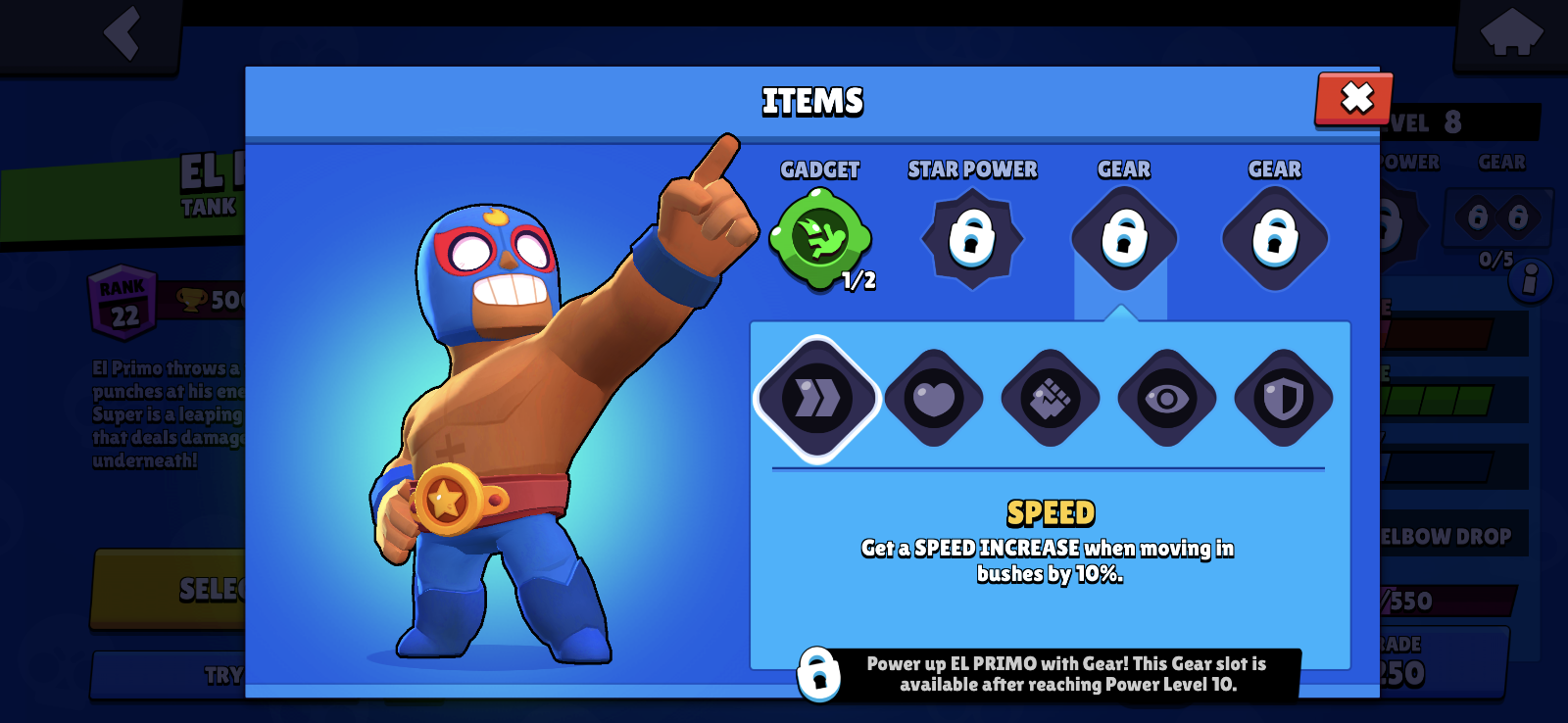 Items: armor and gear