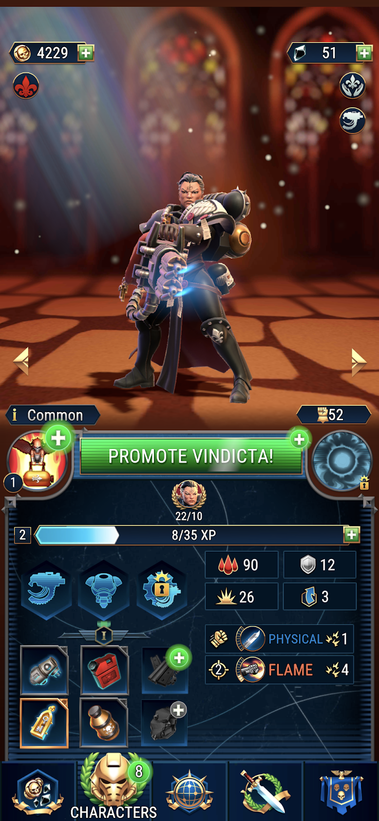 upgrading heroes