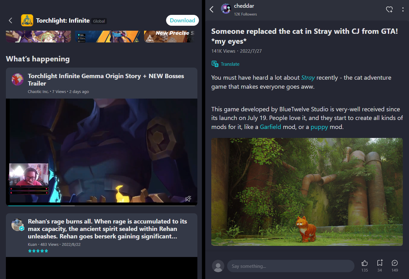content snippet