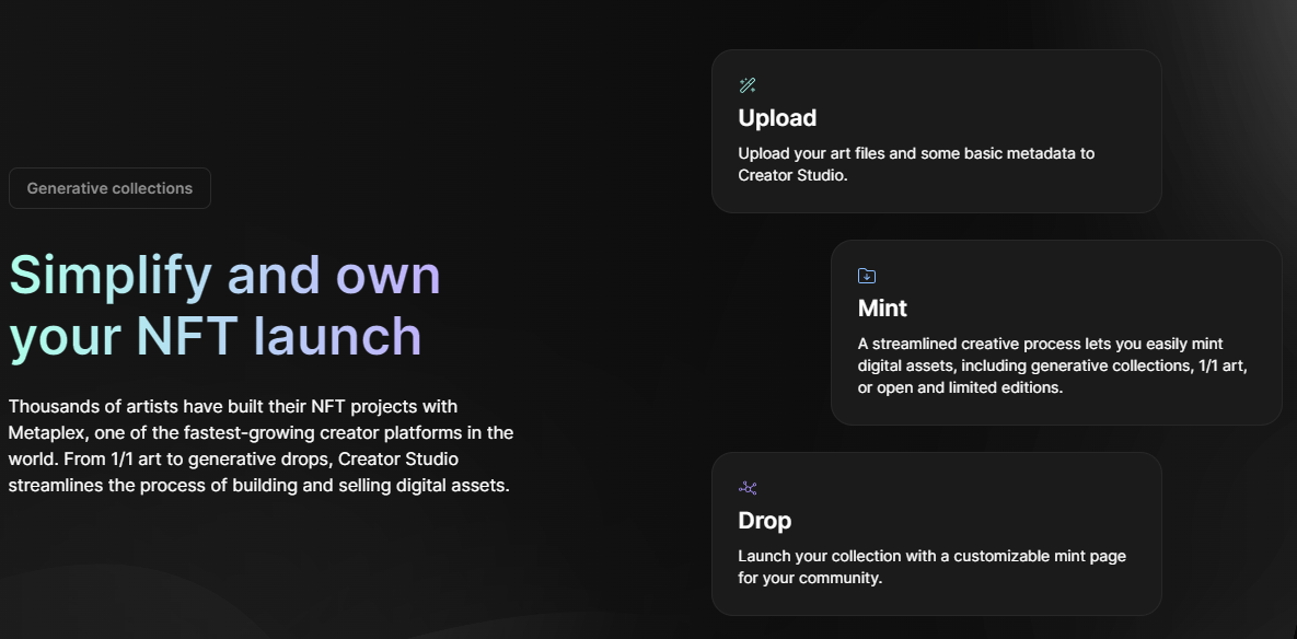 Simplify and own your NFT launch