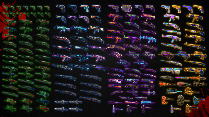 Undead Blocks | Weapons