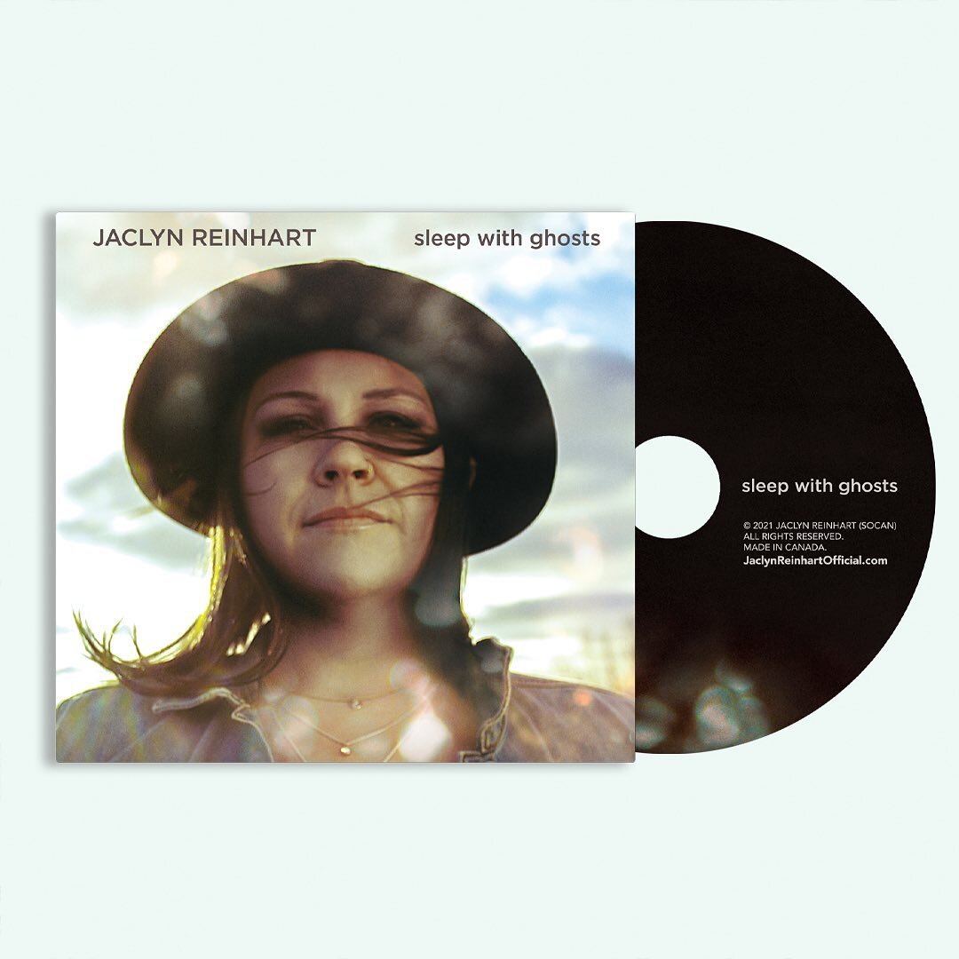 CD sleeve layout I designed for singer songwriter Jaclyn Reinhart&rsquo;s latest record, &ldquo;Sleep With Ghosts&rdquo;. Photography by Peter Doyle.⁣⁣
⁣⁣
Check out Jaclyn&rsquo;s new music at www.jaclynreinhartofficial.com⁣⁣ @jaclynreinhartmusic 
⁣
