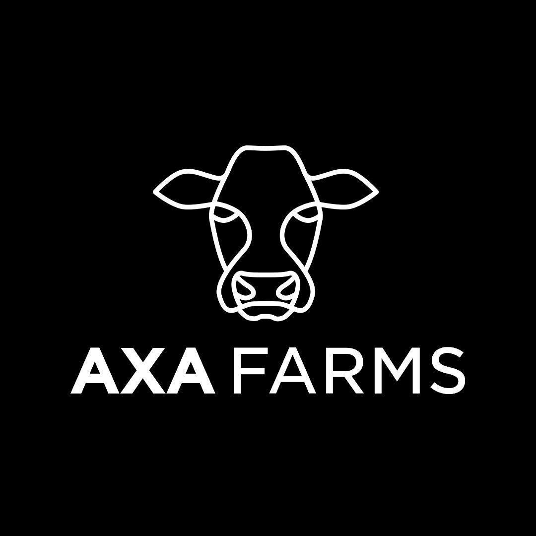 Logo design for AXA Farms #logodesign #polledherefords #herefords #newbrunswick www.axafarms.ca