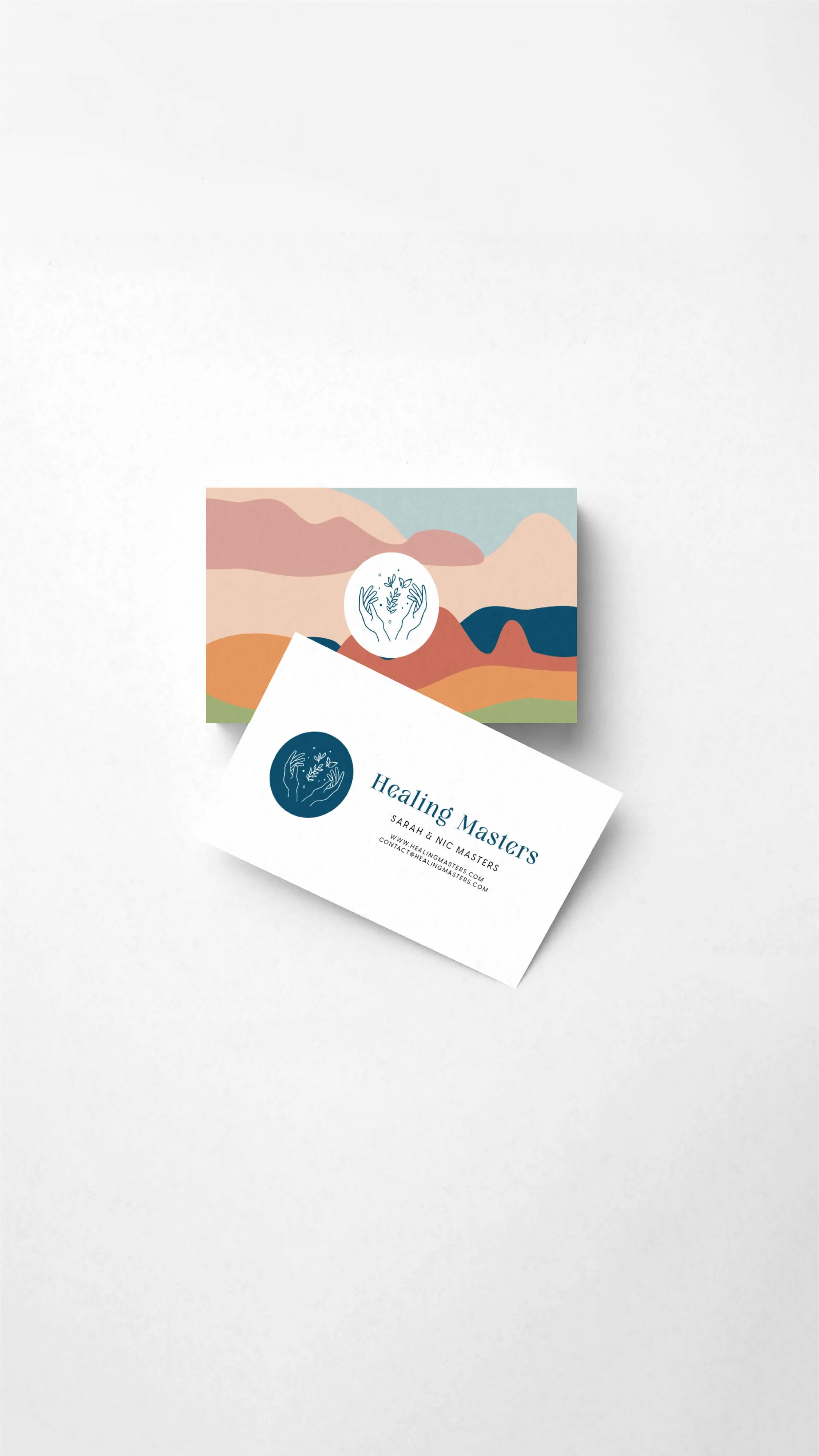 Healing Masters Business Card Design