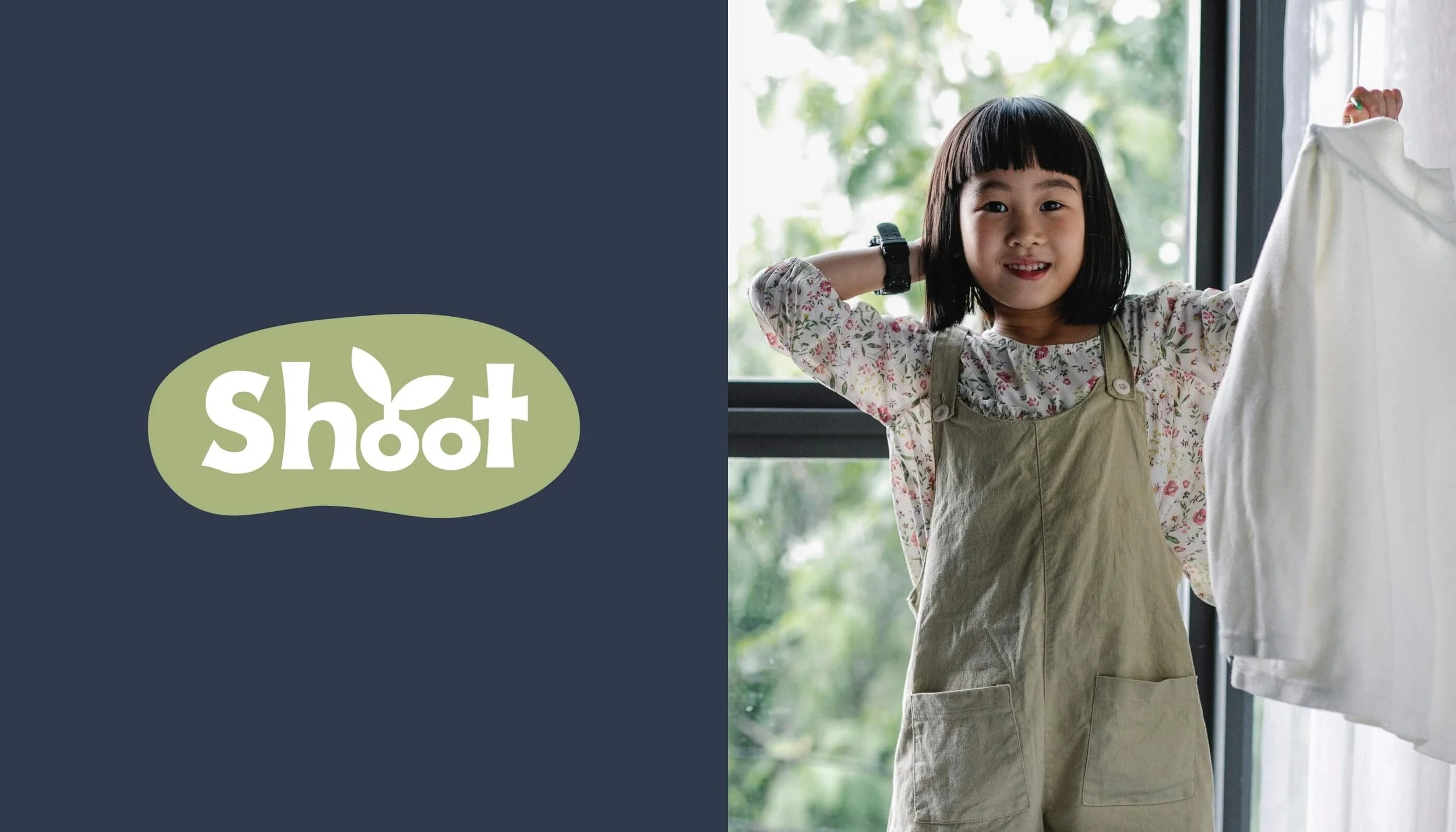 Brand Identity for Shoot Children's Second Hand Clothing Brand