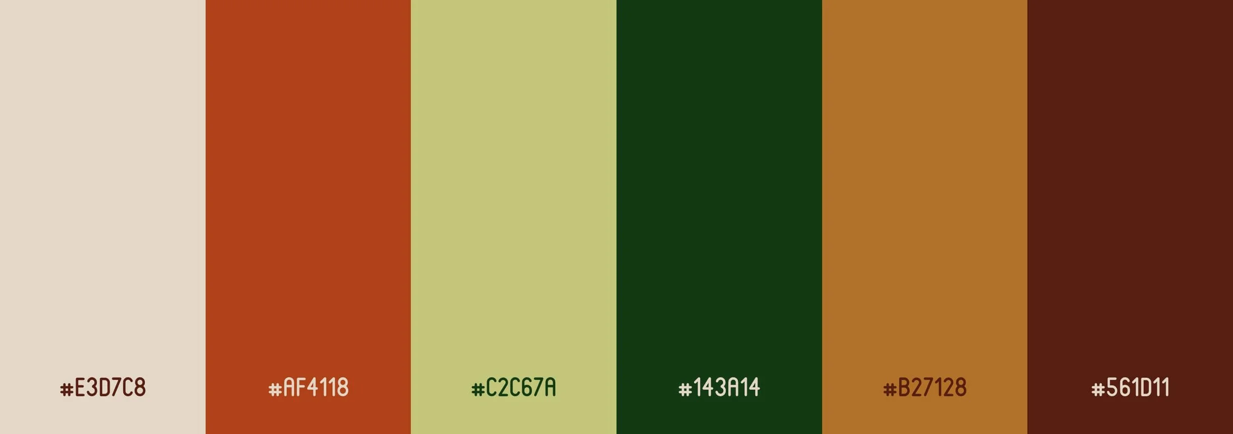 Healthy Food Brand Colour Palette