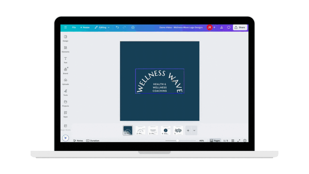 Healthg Customizable Brand Kit for Health & Wellness Coaches