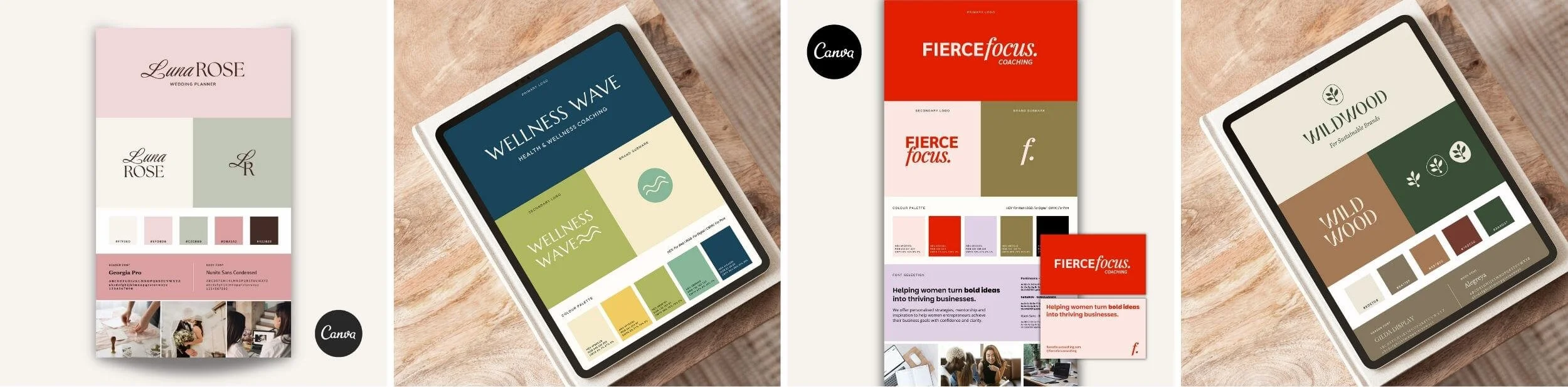 Feminine Brand Color Palettes for Women-Led Businesses