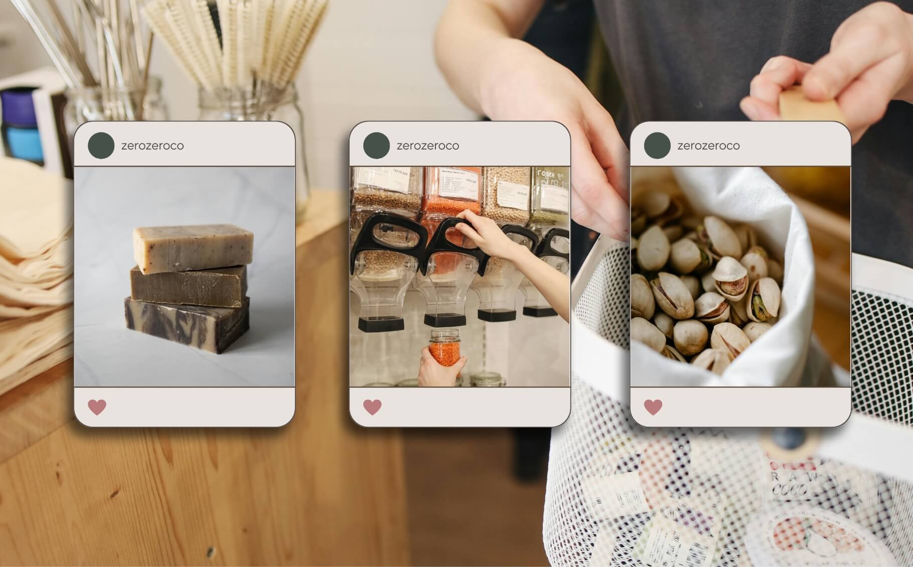 Instagram Posts for Zero Waste Shop