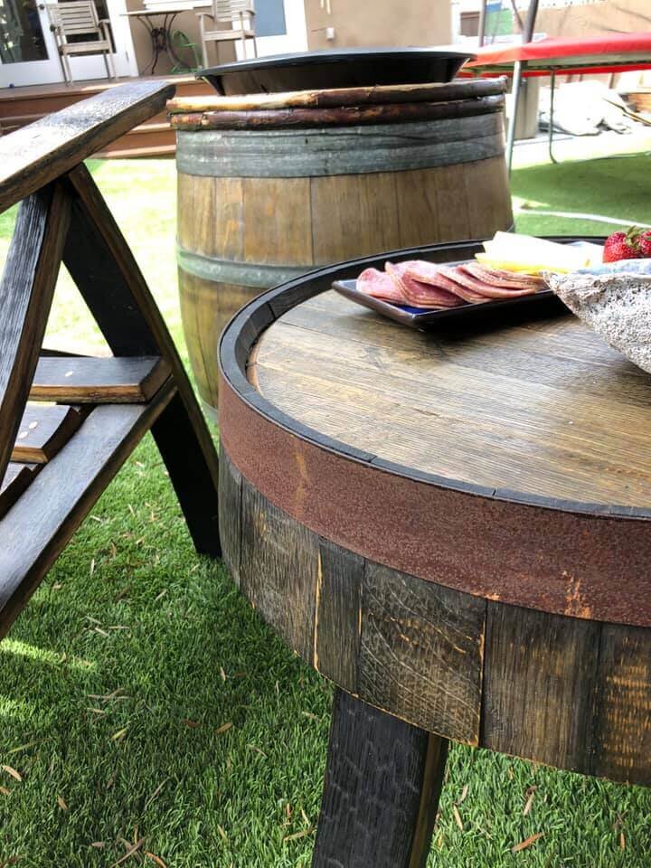 Barrel  Top Table