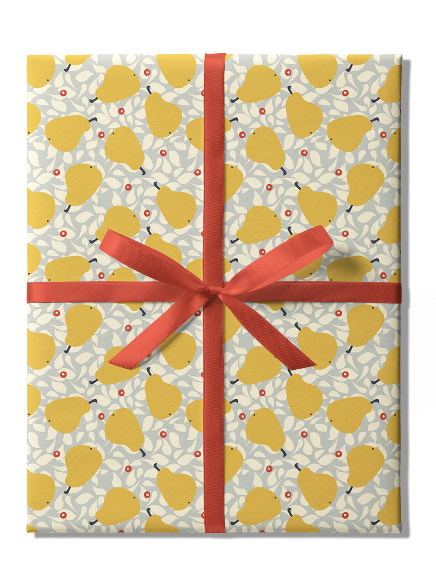 Pear Tree Gift Wrap