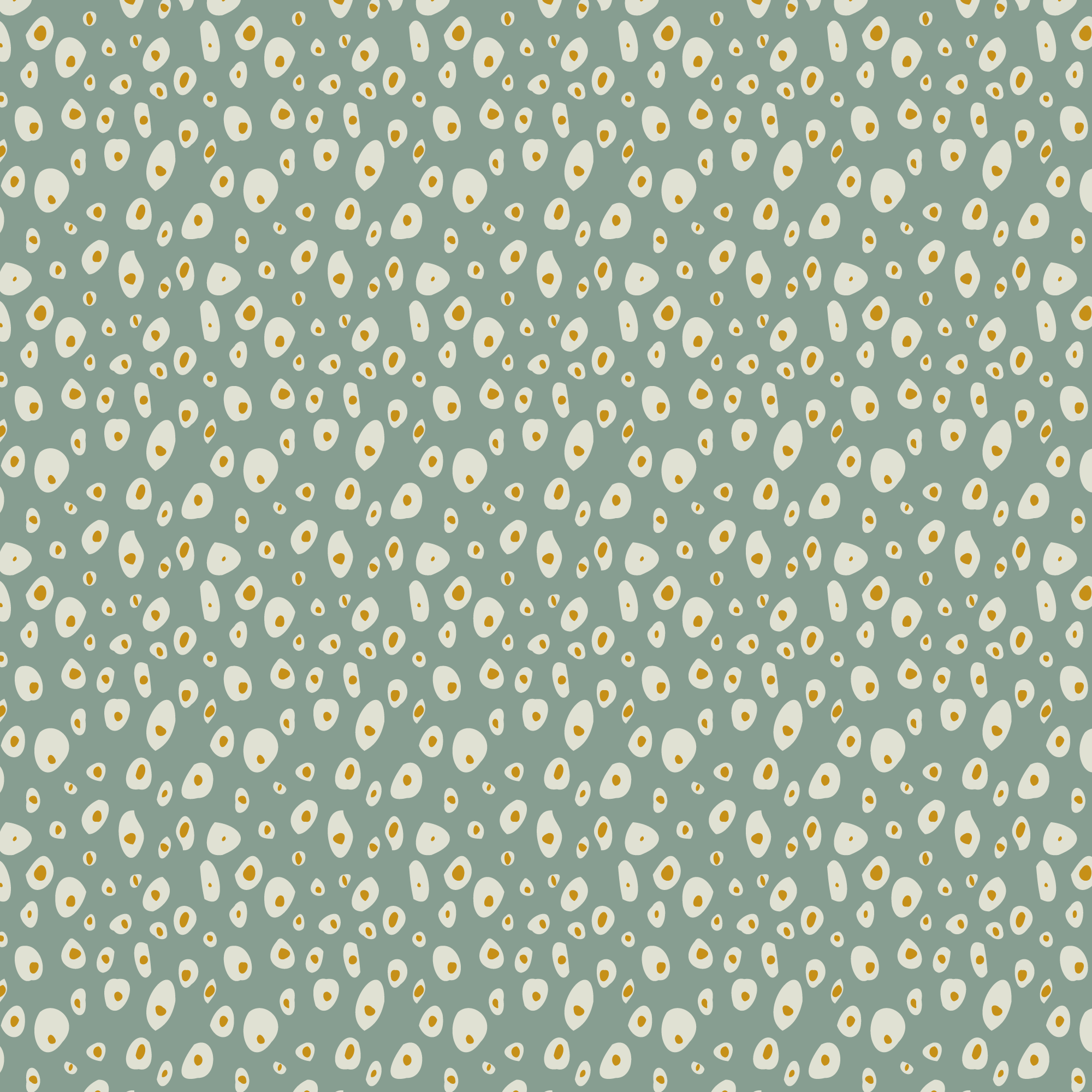 Hellebore & Quince Repeat Pattern 3