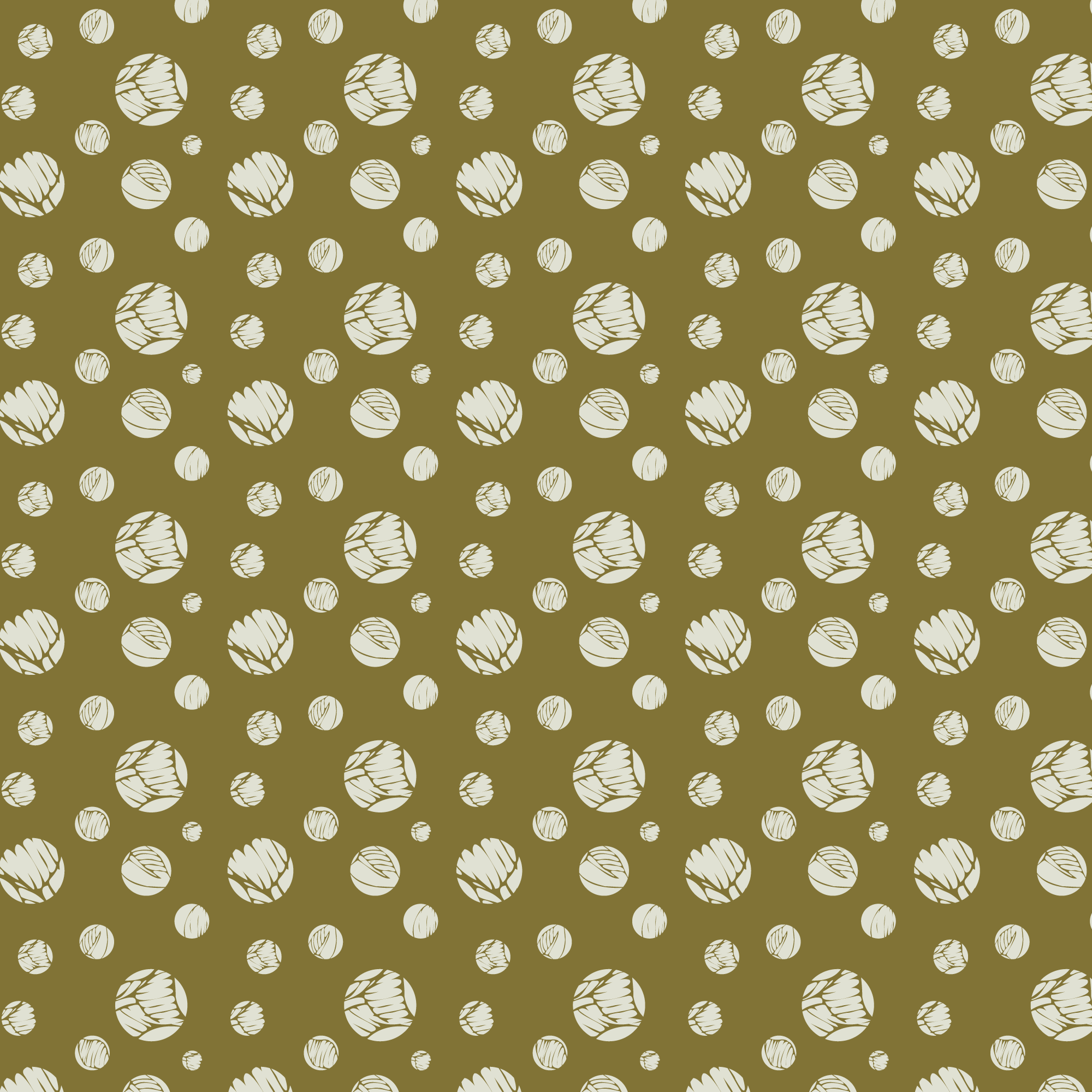 Hellebore & Quince Repeat Pattern 6