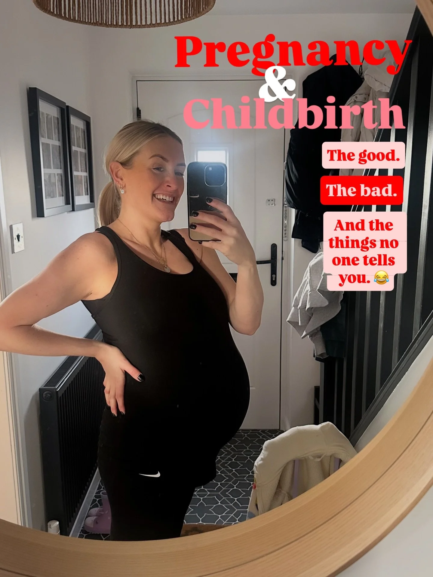 What have I missed?! 🤰🏼🤣🙏🏻 Love a preggo/birth chat, what would you add - good/bad/things no one tell you?! 📝 

I&rsquo;m sure Kaz is no doubt thrilled that he doesn&rsquo;t have to listen to me moan about how uncomfy I am anymore 🤰🏼 And does